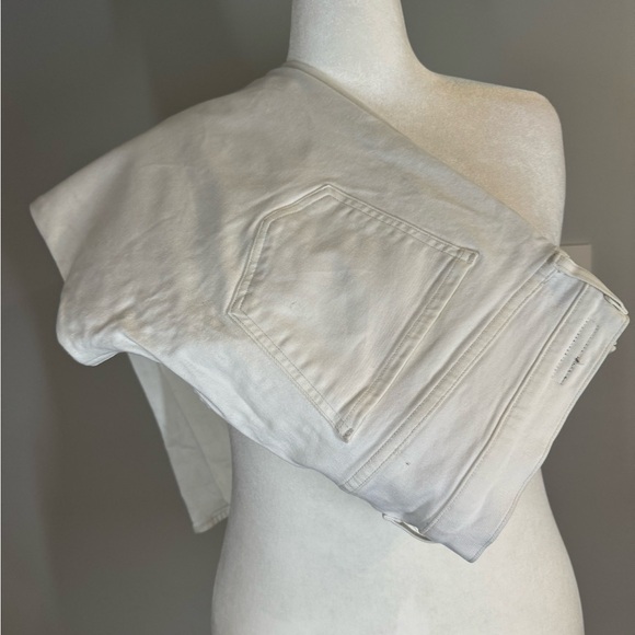 Citizens of Humanity Emerson Slim Boyfriend White Straight Leg Jeans Size 32 - Picture 5 of 9